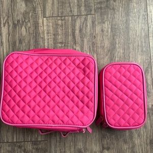 Pink Travel Case with Small Compartments
